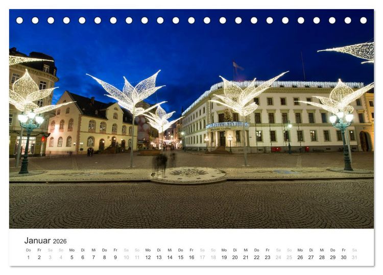 Produktbild: Du sch&ouml;nes Wiesbaden (Tischkalender 2026 DIN A5 quer), CALVENDO Monatskalender