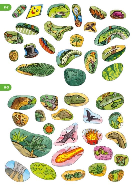 Produktbild: Wimmeln, R&auml;tseln, Stickern: Dinosaurier