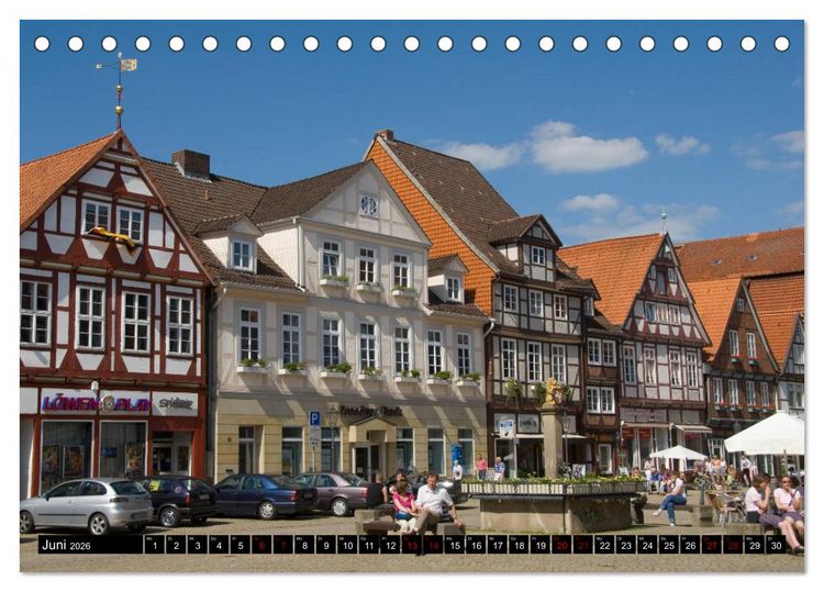 Produktbild: Celler Ansichten (Tischkalender 2026 DIN A5 quer), CALVENDO Monatskalender