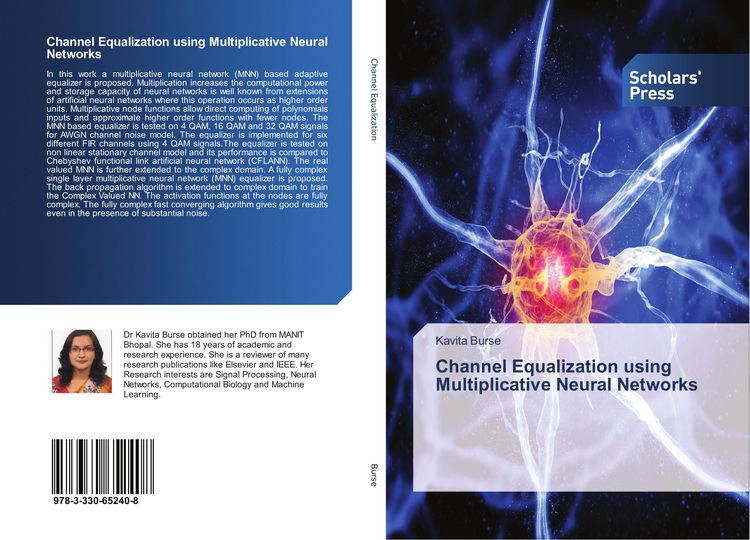 Produktbild: Channel Equalization using Multiplicative Neural Networks