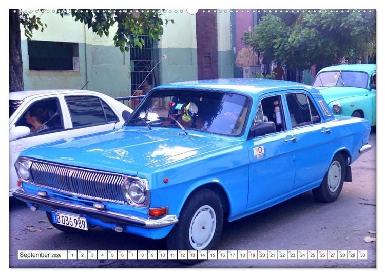 Produktbild: BEST OF WOLGA - Der sowjetische Oldtimer GAZ-24 (Wandkalender 2026 DIN A2 quer), CALVENDO Monatskalender