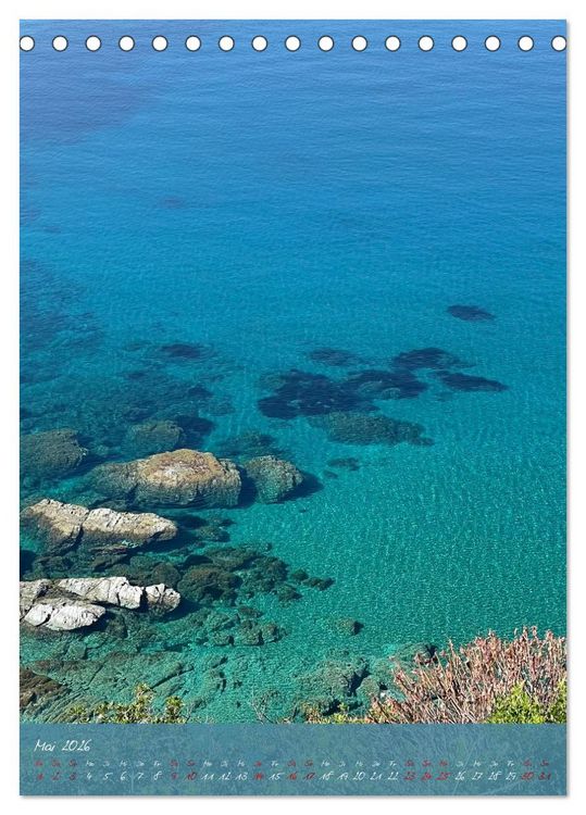Produktbild: Sardinien - das ganze Jahr Urlaubsgef&uuml;hl (Tischkalender 2026 DIN A5 hoch), CALVENDO Monatskalender
