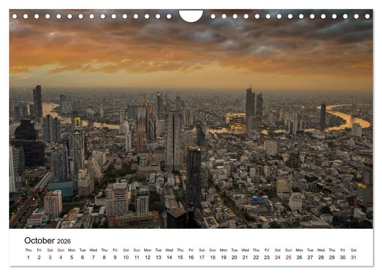 Produktbild: Destination Thailand (Wall Calendar 2026 DIN A4 landscape), CALVENDO 12 Month Wall Calendar