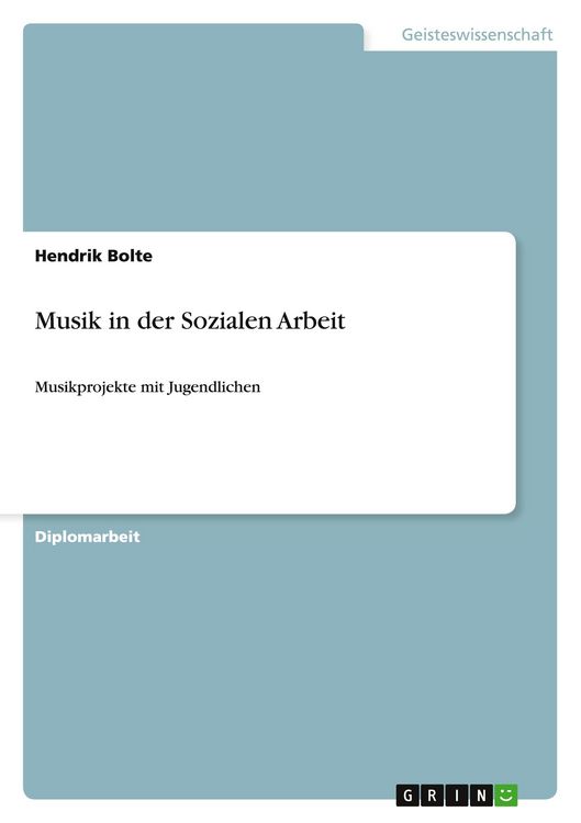 Produktbild: Musik in der Sozialen Arbeit