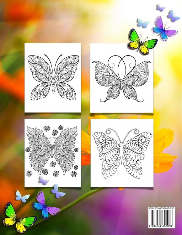 Produktbild: Mandala Schmetterling F&auml;rbung