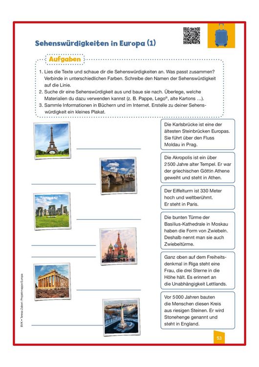 Produktbild: Projektmappe Europa