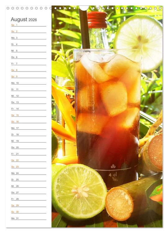 Produktbild: Tropical Cocktails - Erfrischend und fruchtig (Wandkalender 2026 DIN A3 hoch), CALVENDO Monatskalender