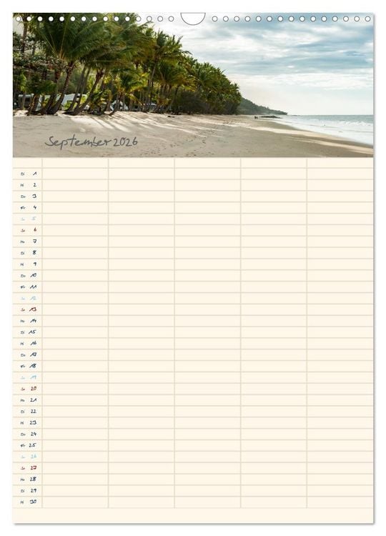 Produktbild: Mit Blick auf's Meer (Wandkalender 2026 DIN A3 hoch), CALVENDO Monatskalender