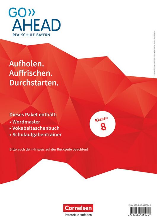 Produktbild: Go Ahead - Realschule Bayern 2017 - 8. Jahrgangsstufe