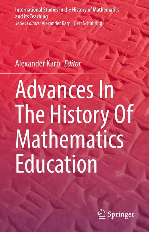Produktbild: Advances In The History Of Mathematics Education