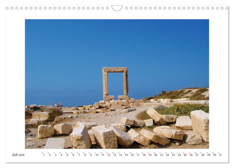Produktbild: Griechischer Charme (Wandkalender 2026 DIN A3 quer), CALVENDO Monatskalender
