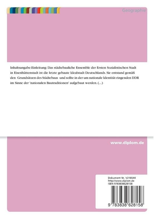 Produktbild: Eisenh&uuml;ttenstadt - Erste Sozialistische Stadt Deutschlands