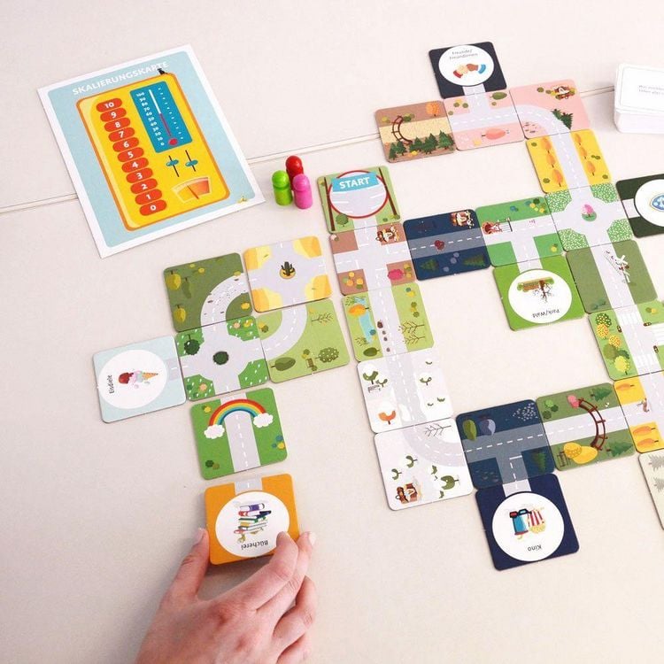 Produktbild: Hier geh ich lang - Das Lebenswegelegespiel