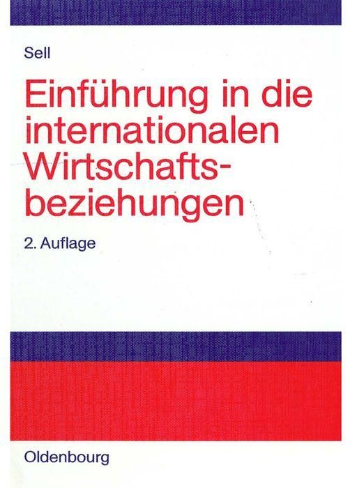 Produktbild: Einf&uuml;hrung in die internationalen Wirtschaftsbeziehungen