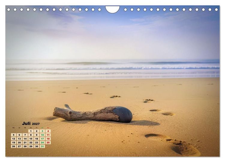 Produktbild: Minimal-Art - am Strand (Wandkalender 2027 DIN A4 quer), CALVENDO Monatskalender