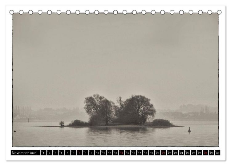 Produktbild: Boden-Seen-Sucht (Tischkalender 2027 DIN A5 quer), CALVENDO Monatskalender