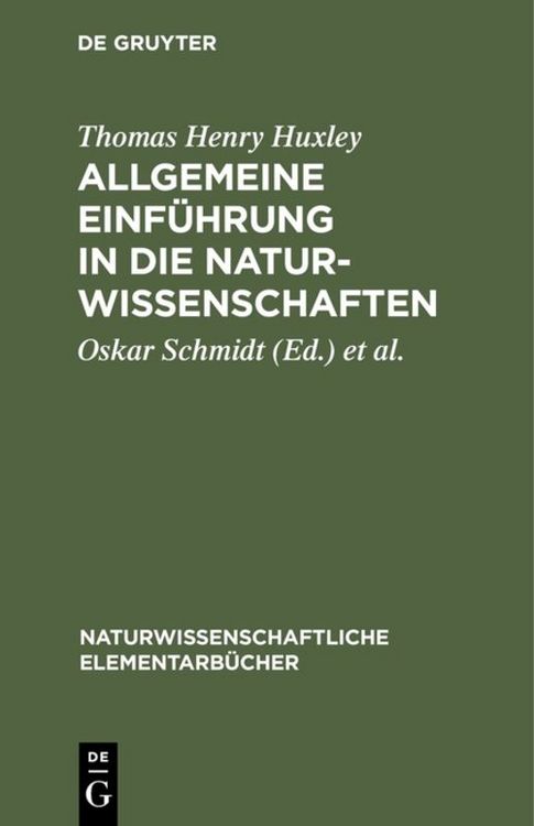 Produktbild: Allgemeine Einf&uuml;hrung in die Naturwissenschaften
