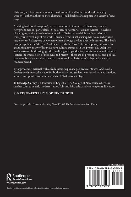 Produktbild: Women Talk Back to Shakespeare