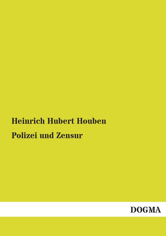 Produktbild: Polizei und Zensur