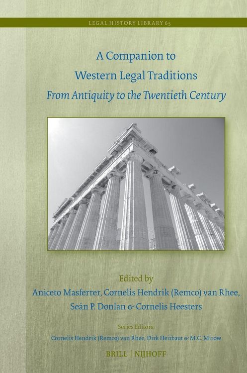 Produktbild: A Companion to Western Legal Traditions