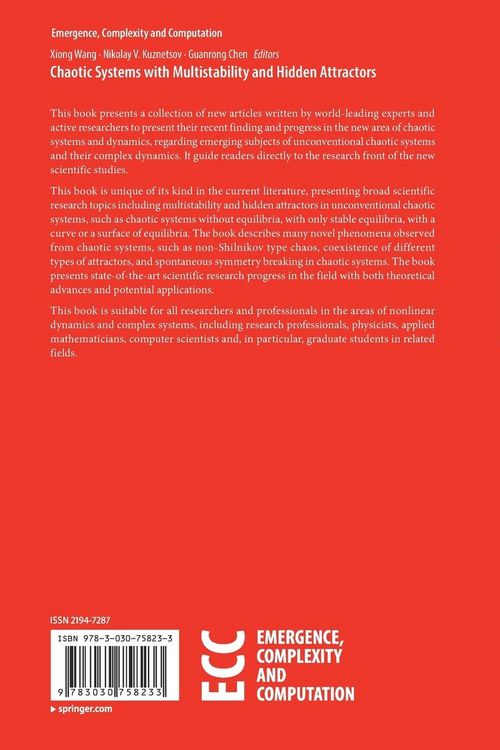 Produktbild: Chaotic Systems with Multistability and Hidden Attractors