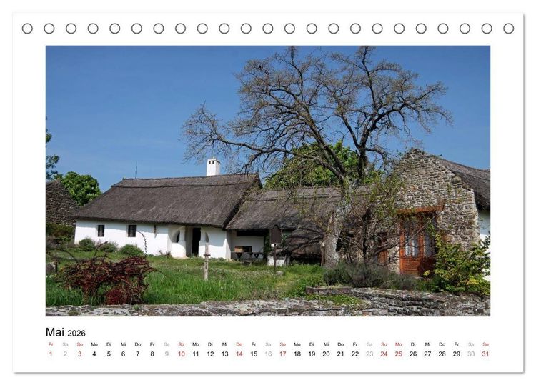 Produktbild: Westungarn - Sch&ouml;nheit und Geheimnis (Tischkalender 2026 DIN A5 quer), CALVENDO Monatskalender
