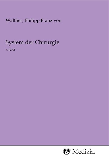 Produktbild: System der Chirurgie