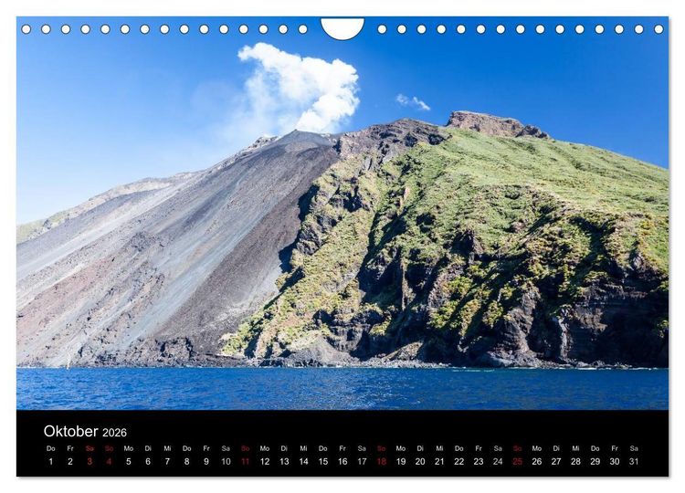 Produktbild: Liparische Inseln (Wandkalender 2026 DIN A4 quer), CALVENDO Monatskalender