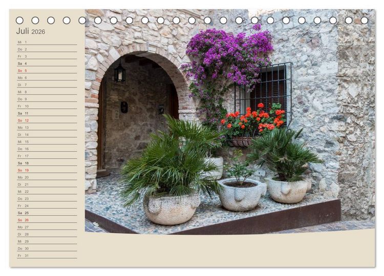 Produktbild: Gardasee - Manerba del Garda (Tischkalender 2026 DIN A5 quer), CALVENDO Monatskalender
