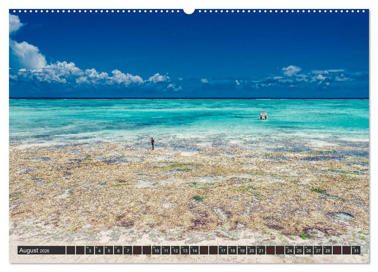 Produktbild: Karibu Sansibar (hochwertiger Premium Wandkalender 2026 DIN A2 quer), Kunstdruck in Hochglanz