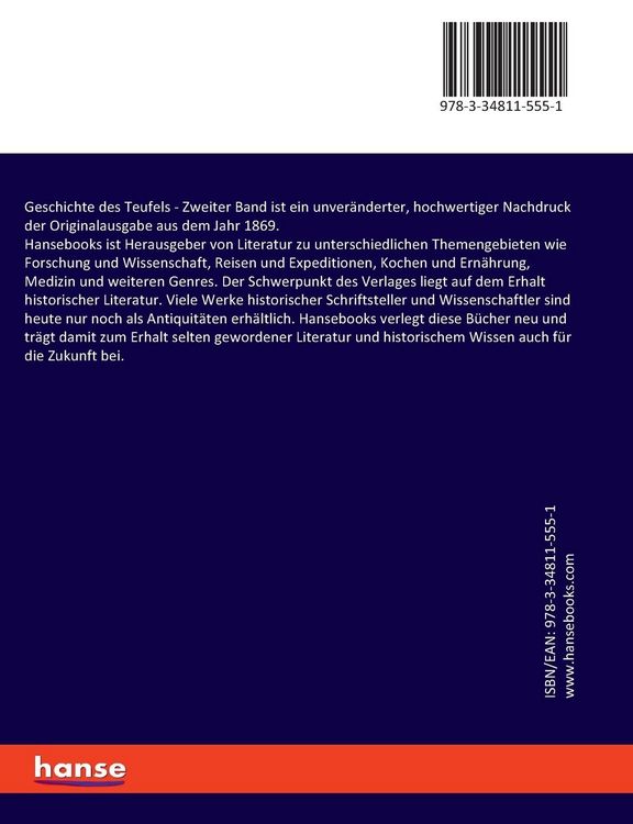Produktbild: Geschichte des Teufels