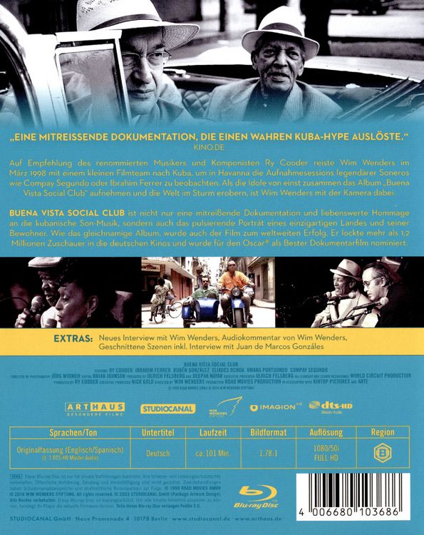 Produktbild: Buena Vista Social Club (OmU)