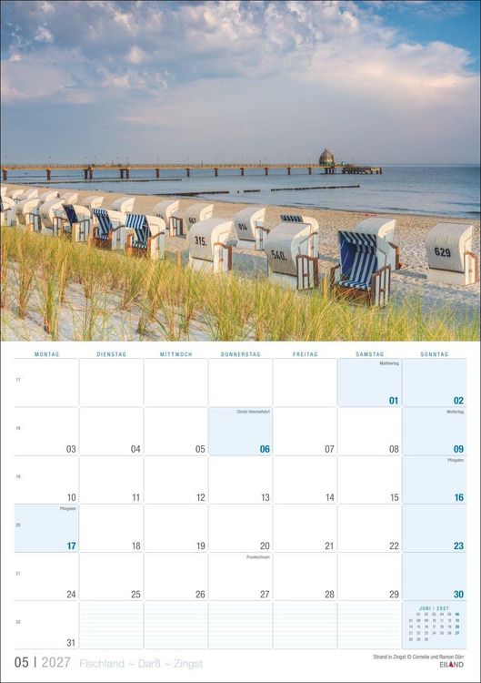 Produktbild: Fischland - Dar&szlig; - Zingst Kalender 2027