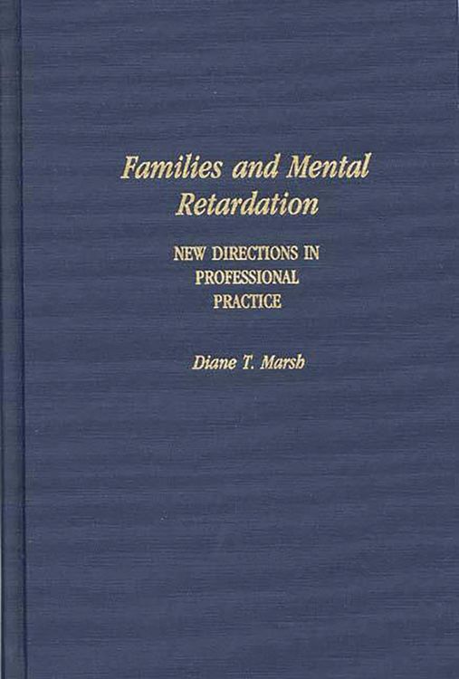 Produktbild: Families and Mental Retardation