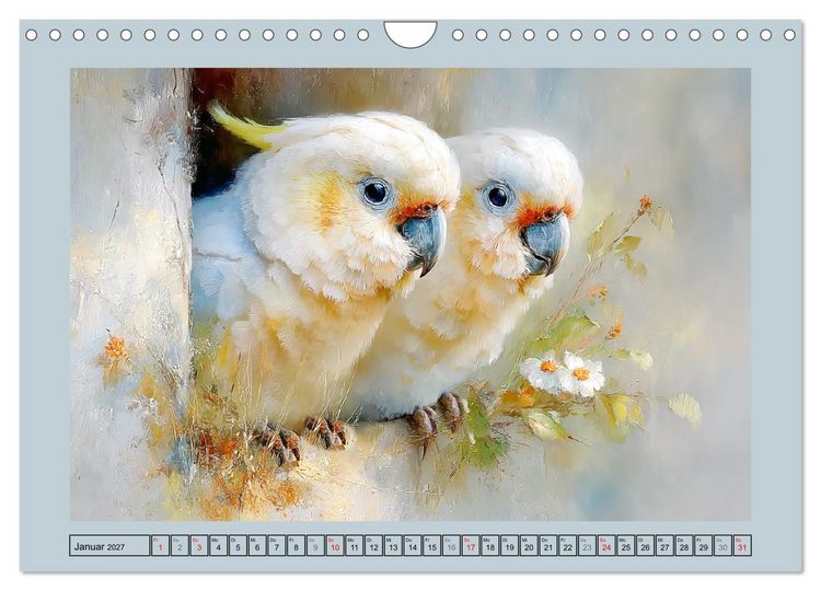 Produktbild: Kakadus. Papageien an Australiens K&uuml;ste (Wandkalender 2027 DIN A4 quer), CALVENDO Monatskalender