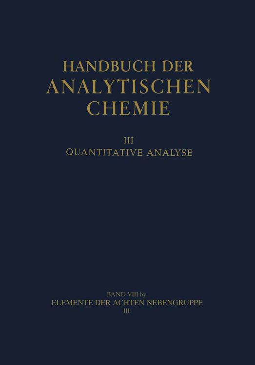 Produktbild: Elemente der achten Nebengruppe