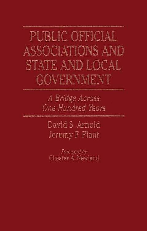 Produktbild: Public Official Associations and State and Local Government