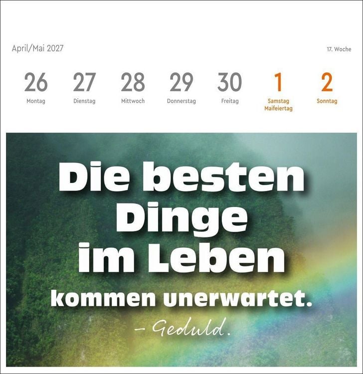 Produktbild: Visual Statements Premium-Postkartenkalender 2027