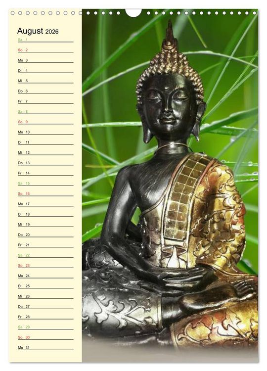 Produktbild: Buddha (Wandkalender 2026 DIN A3 hoch), CALVENDO Monatskalender