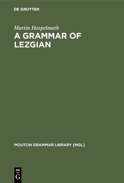 Produktbild: A Grammar of Lezgian