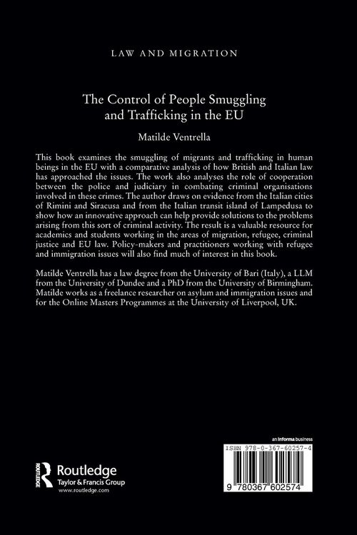 Produktbild: The Control of People Smuggling and Trafficking in the EU