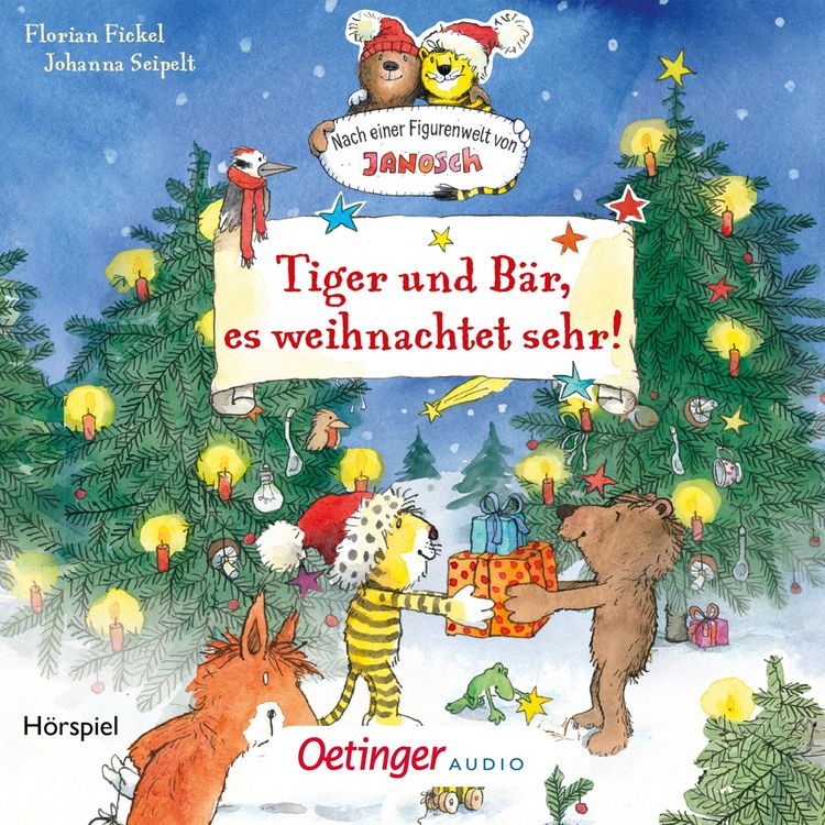Produktbild: Nach einer Figurenwelt von Janosch. Tiger und B&auml;r, es weihnachtet sehr!