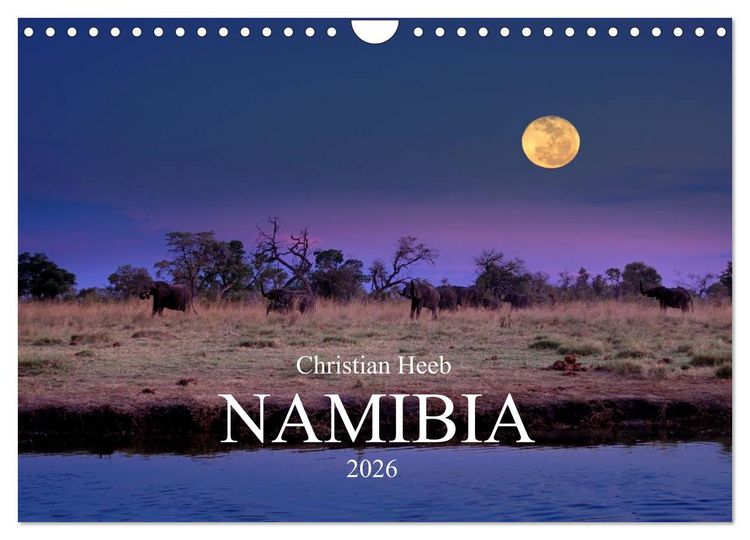 Produktbild: NAMIBIA Christian Heeb (Wandkalender 2026 DIN A4 quer), CALVENDO Monatskalender