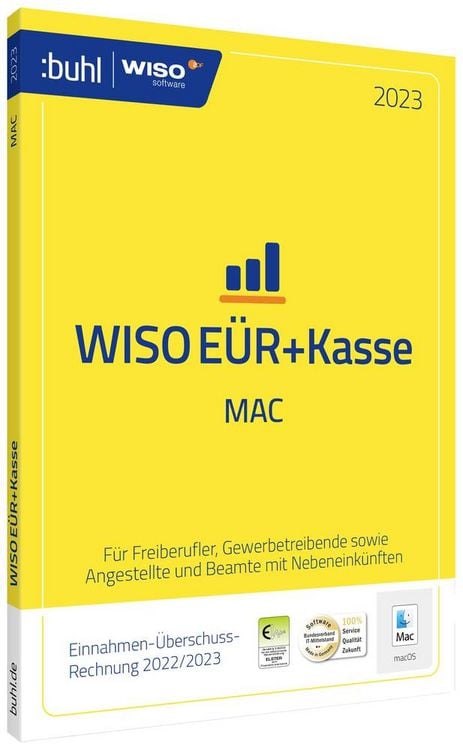 Produktbild: WISO E&Uuml;R+Kasse Mac 2023