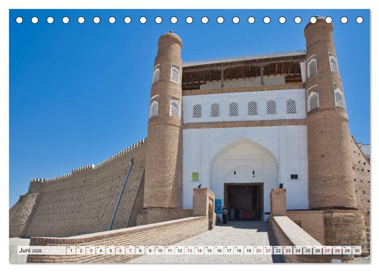 Produktbild: Usbekistan Mythos Seidenstra&szlig;e hautnah (Tischkalender 2026 DIN A5 quer), CALVENDO Monatskalender