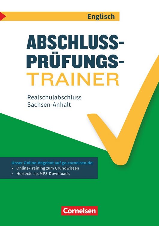 Produktbild: Abschlusspr&uuml;fungstrainer Englisch - Sachsen-Anhalt - 10. Schuljahr