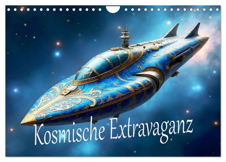 Produktbild: Kosmische Extravaganz (Wandkalender 2026 DIN A4 quer), CALVENDO Monatskalender