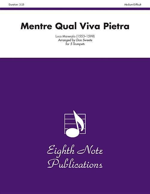 Produktbild: Marenzio, L: Mentre Qual Viva Pietra