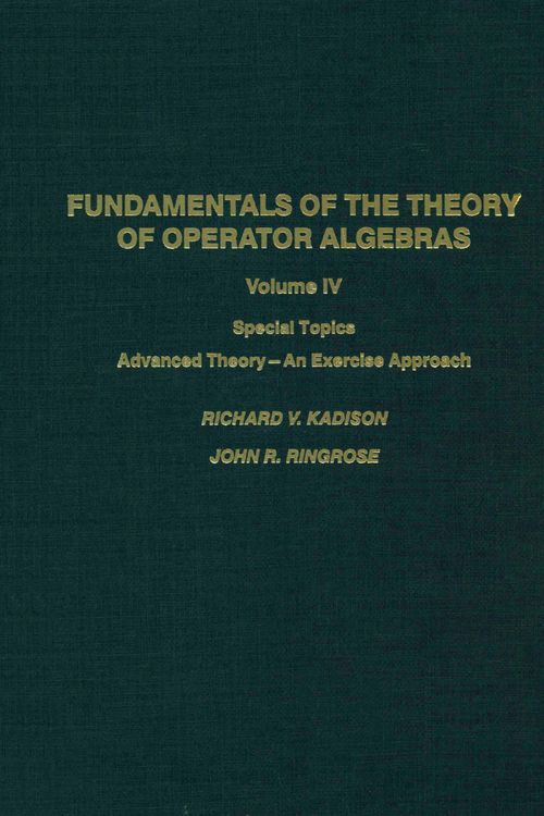 Produktbild: Fundamentals of the Theory of Operator Algebras. V4