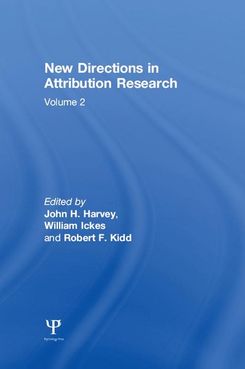Produktbild: New Directions in Attribution Research